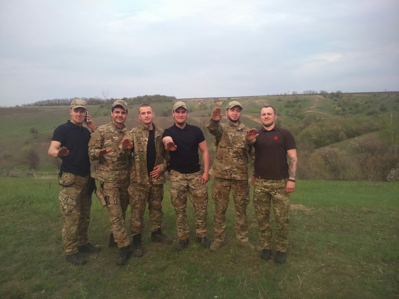 Бойцы Батальона Азов
