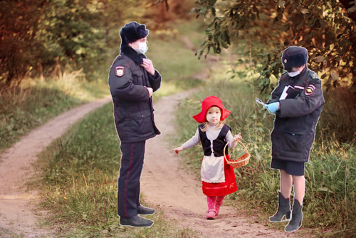 Фотожаба: Полиция штрафует