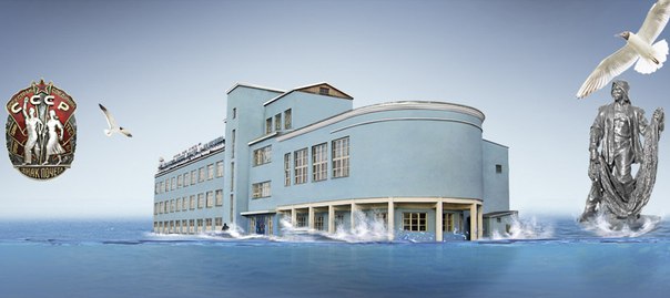 Космическая коммунистическая архитектура СССР.