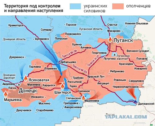 Карта украины шахтерск