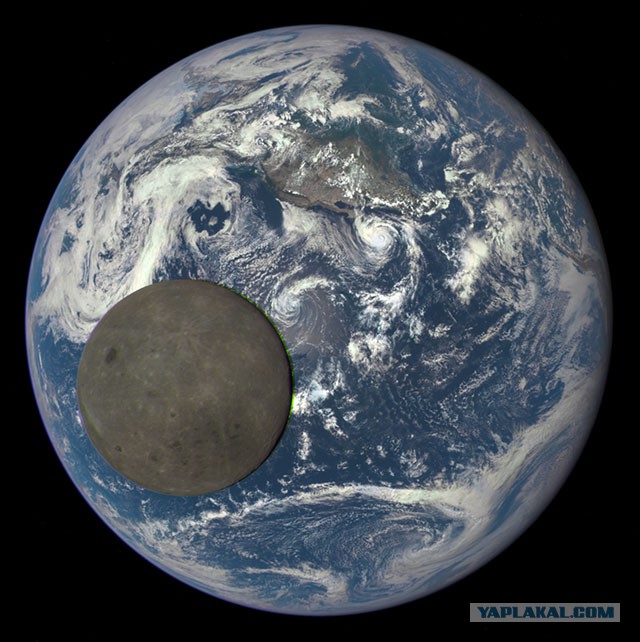 Правильные пропорции Земли и Луны