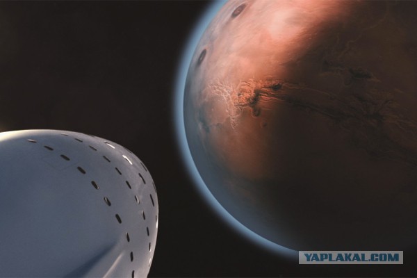 SpaceX Элона Маска анонсировала систему межпланетного транспорта