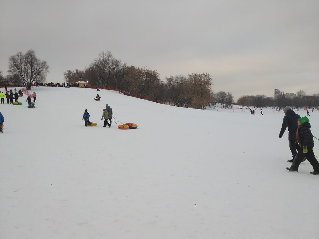 Горки в коломенском парке