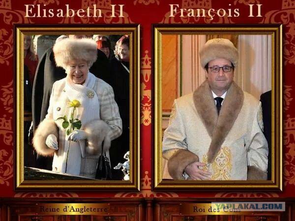 Пользователи соцсетей высмеяли Олланда за фото