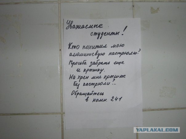 Предложение для вора