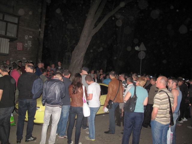 В Киеве водитель  выехал с дороги