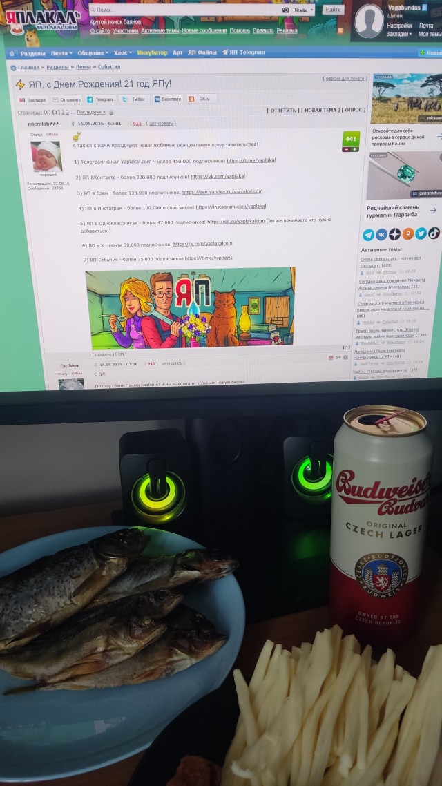 ⚡ ЯП, с Днем Рождения! 21 год ЯПу!