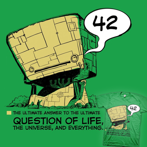 Почему 42 ответ на все. Автостопом по галактике ответ 42. 42 Ответ на главный вопрос жизни Вселенной. Ответ на главный вопрос жизни. Автостопом по галактике Великий думатель.