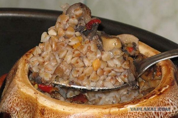 Греча с картошкой
