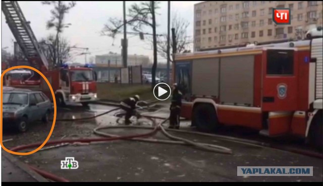 Удаленное с youtube видео о пожаре в Москве на Варшавском шоссе 60, 10 апреля 2016