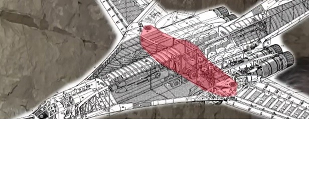 Взлет Ту-160 с необычного ракурса