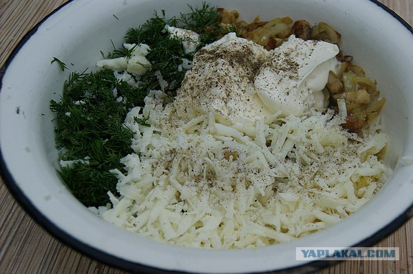Лепешки жареные, С разными начинками