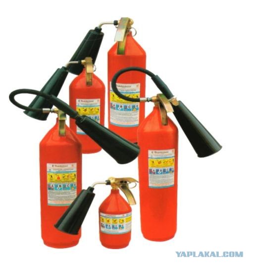 Авто-огнетушитель против костра.