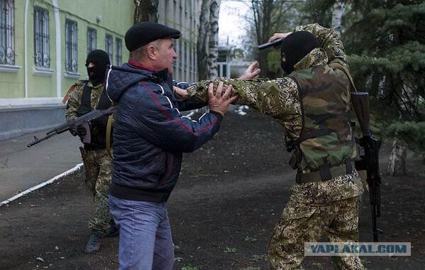 Cиловая операция в Славянске.