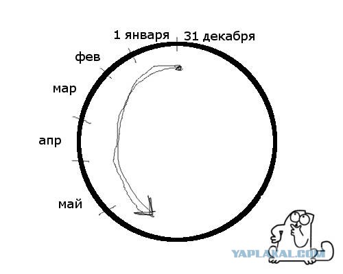 Год - по часовой / против часовой?