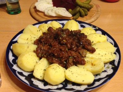 Десерт из Мяса