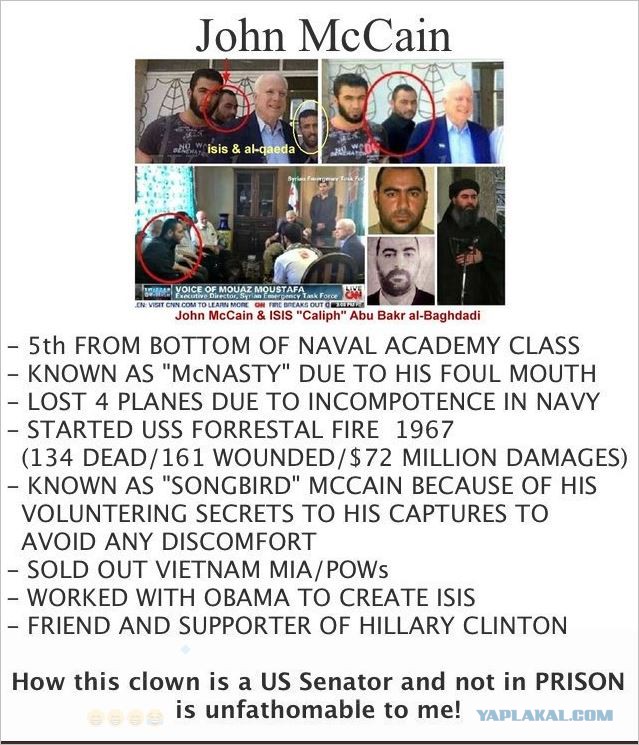 Умер сенатор Джон Маккейн