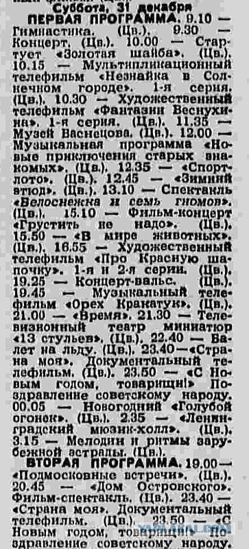 Как мы отмечали Новый год в СССР.
