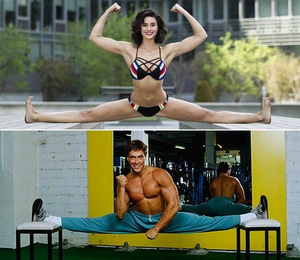 Дочь Жан Клода Ван Дамма