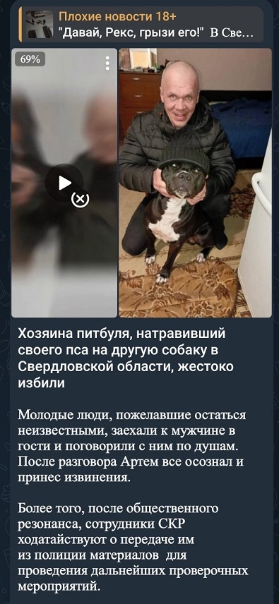 Владелец питбуля достал весь город