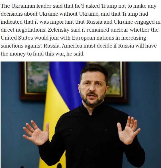 Заявление Трампа по итогу разговора с Путиным
