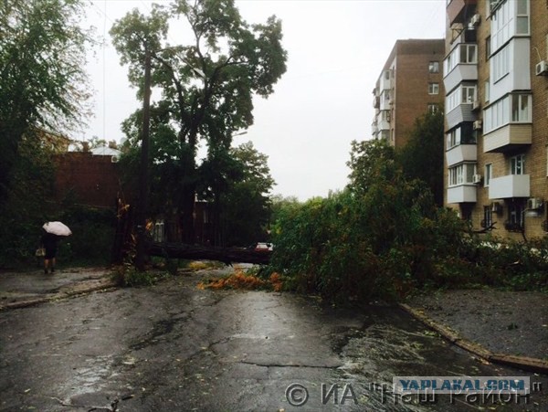 Ночной ураган в Днепропетровске, 24.09.2014.