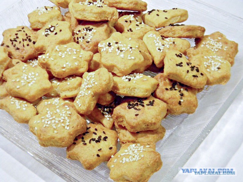 Рассыпчатые соленые печенья