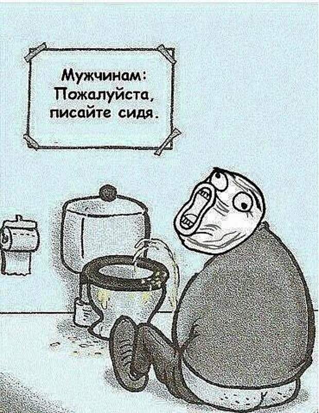 Мочеиспускание стоя или сидя (мужчинам)