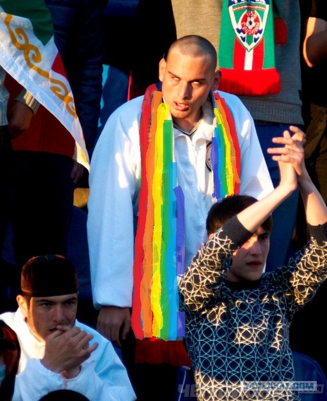 Грозненский фанат ФК "Терек"