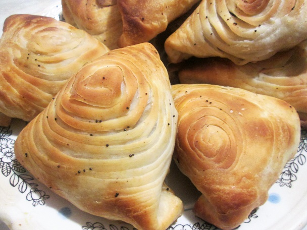 Узбекская кухня. Самса слоеная