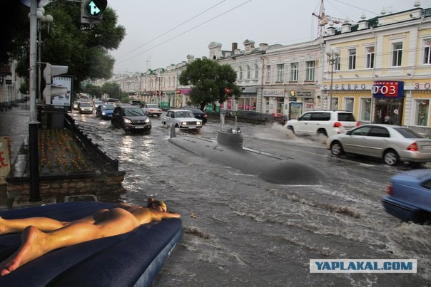 А в Омске дождь прошел...