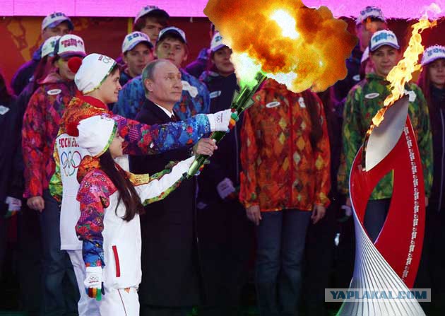Про факел Олимпиады. Интересные подробности.