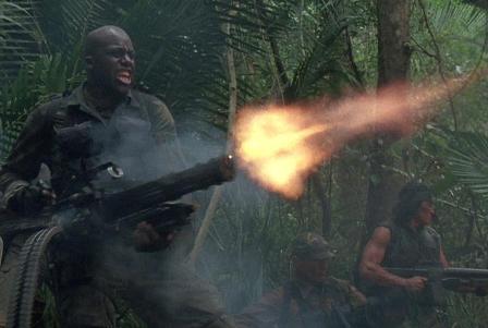 Расчистка просеки в лесу вертолетом