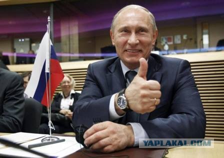 Он очень крутой мужик у нас. Президент России!