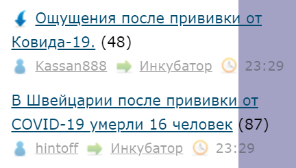 Ощущения после прививки от Ковида-19