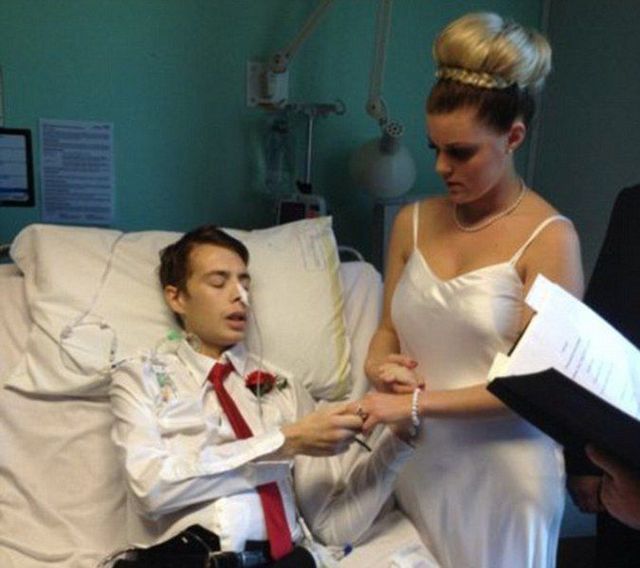 Трогательная свадьба в больничной палате