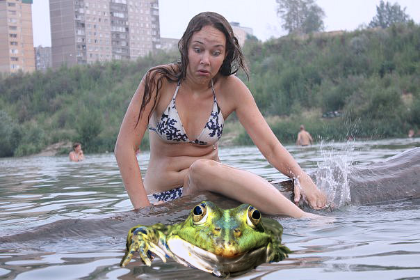 А давайте пожабим эту деваху