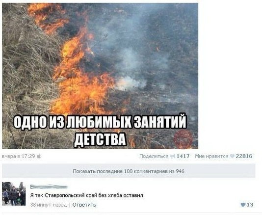 Комментарии из сетей