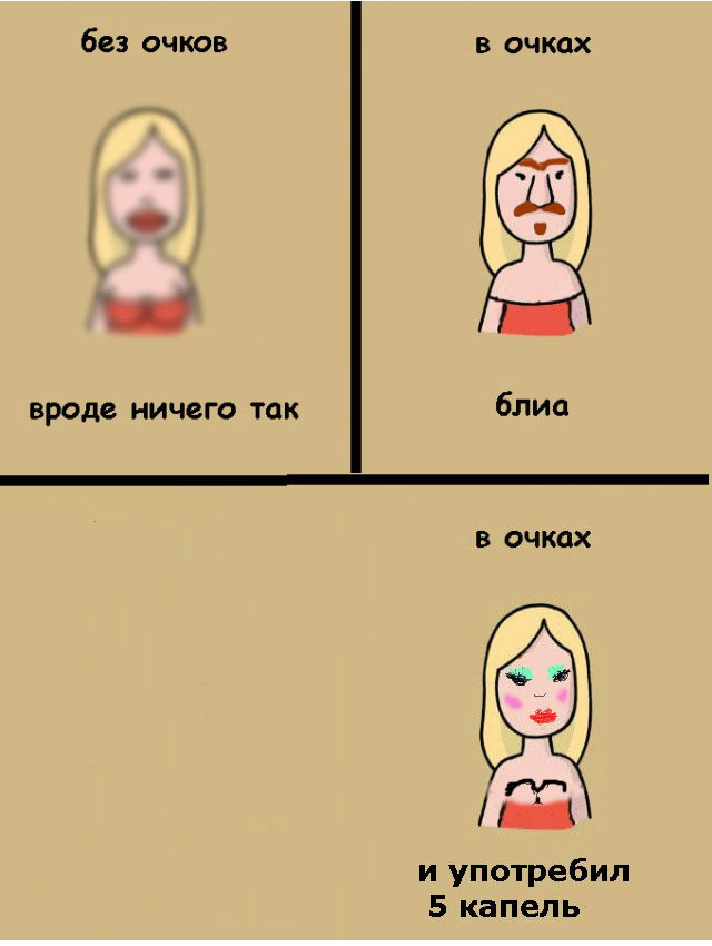 Носить очки — это: