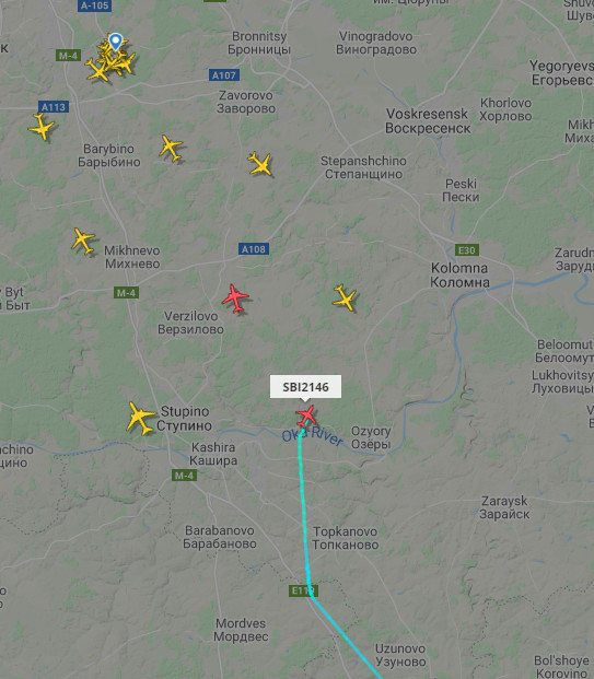 Пассажирский самолет, выполняющий рейс Минск - Анталья подал сигнал тревоги над Белгородской областью