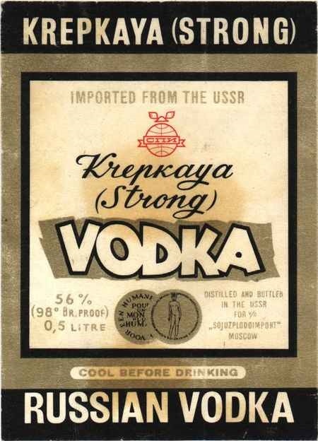 О крепости водки