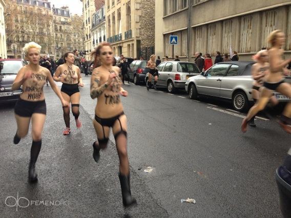 Протесты против однополых браков во Франции