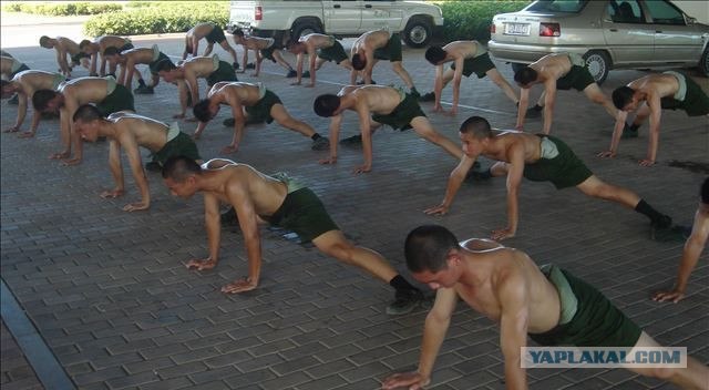 22 способа отжимания в китайской армии