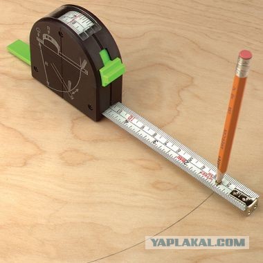 Как нарисовать окружность рулеткой