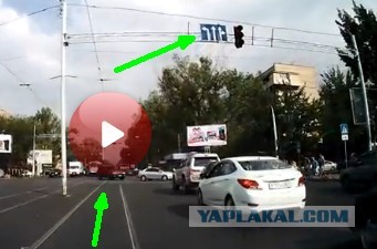 Фееричный водитель Тойоты