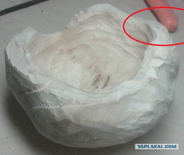Вазочка из берёзового сувеля