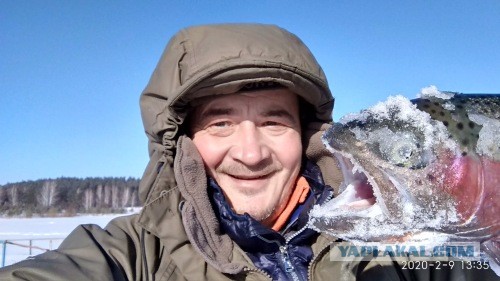 Приехал сегодня на рыбалку ...