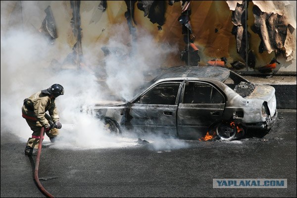 Пожар на Садовом кольце