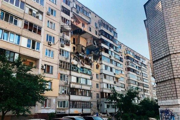В Киеве сегодня утром произошел взрыв в многоэтажном доме