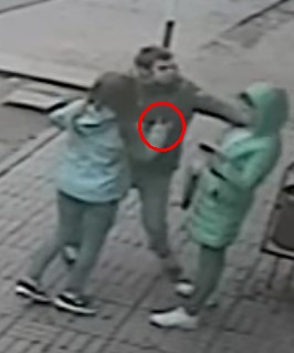Заступился за девушку